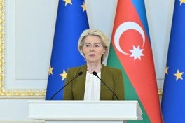 Prezident İlham Əliyev və Ursula fon der Lyayen mətbuata birgə bəyanatlarla çıxış ediblər - - FOTO - YENİLƏNİB-1