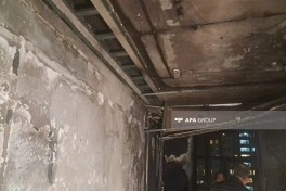 Bakıda yaşayış binasında yanğın olub, bina sakinləri təxliyə edilib - FOTO