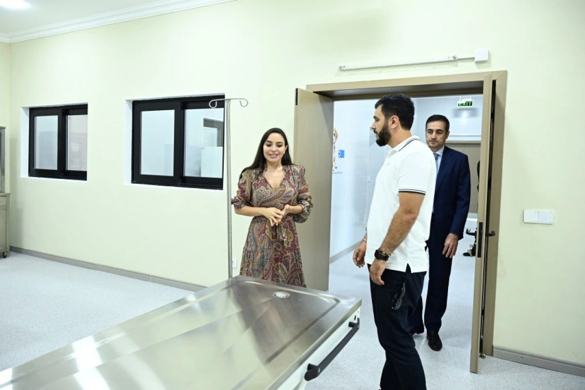 Leyla Əliyeva Yevlaxda Sahibsiz Heyvanlara Qayğı Mərkəzinin regional bölməsinin açılışında iştirak edib