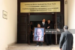 Xalq artisti Aleksandr Şarovski dəfn edilib - YENİLƏNİB-1 - FOTO