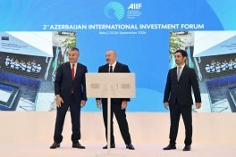 “Minkənd” Kiçik Su Elektrik Stansiyasının açılışı olub, “Tekstil Klasteri” layihəsi üzrə istehsal müəssisəsinin təməli qoyulub