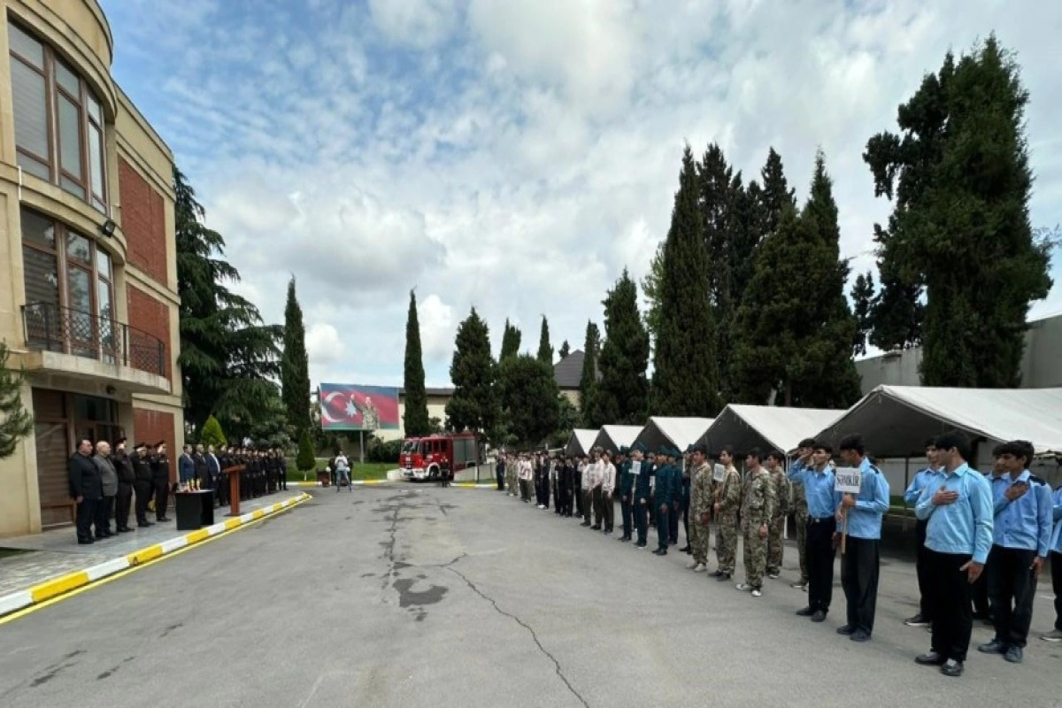 “Gənc xilasedici və yanğınsöndürən” Ümumrespublika yarışlarının zona birinciliyini keçirib