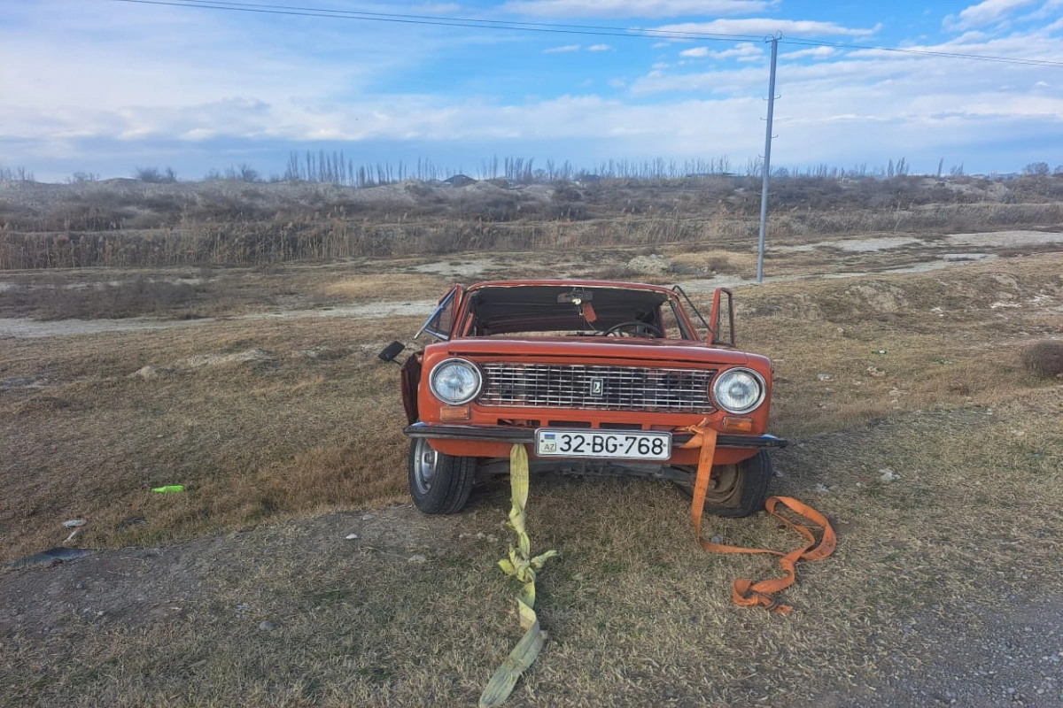 Bərdədə yol qəzası olub, xəsarət alan var - FOTO