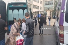 Növbəti köç karvanı Ağdam şəhərinə çatıb, açarlar təqdim olunub - YENİLƏNİB-1 - FOTO