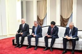 Bişkekdə Azərbaycan və İran prezidentlərinin görüşü olub - FOTO - VİDEO - YENİLƏNİB-1