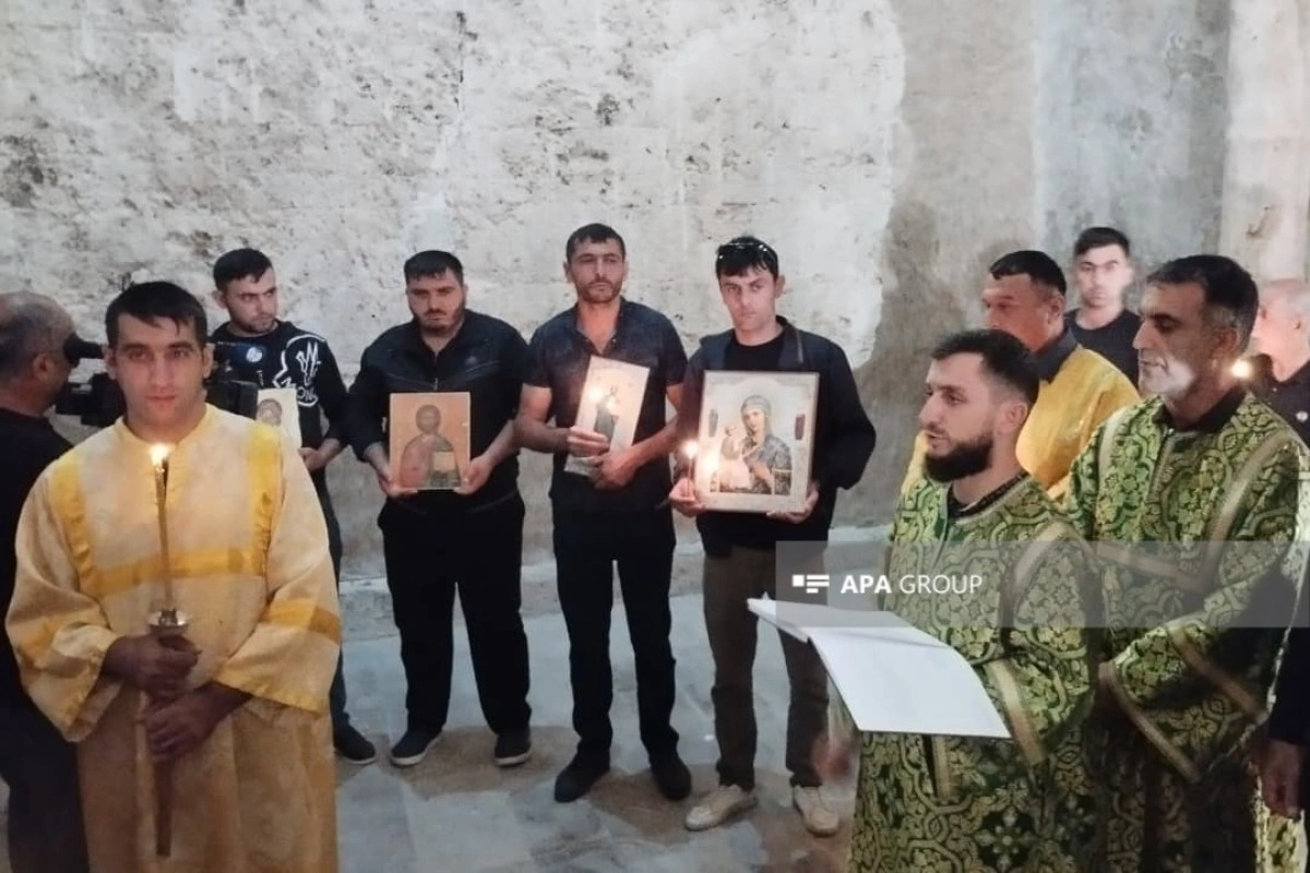 Alban-Udi dini icmasının nümayəndələri Xudavəng monastır kompleksini ziyarət edib - FOTO