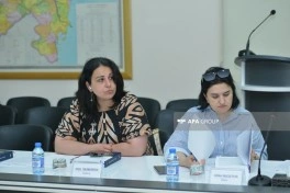 Media nümayəndələri üçün insan hüquqlarının qorunmasına dair sessiya keçirilib - FOTO