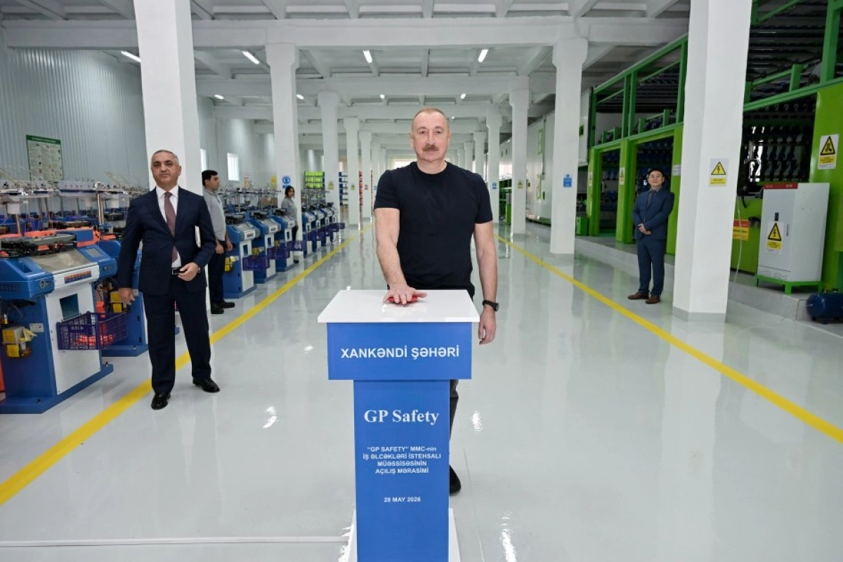Xankəndidə iş əlcəkləri istehsalı müəssisəsinin açılışı olub - YENİLƏNİB