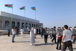 Seyid Yəhya Bakuviyə həsr olunmuş beynəlxalq konfransın iştirakçıları Xankəndidə olublar - FOTO