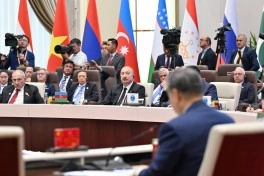 Prezident İlham Əliyev “ŞƏT plyus” formatında görüşdə çıxış edib - FOTO - VİDEO - YENİLƏNİB-2
