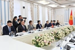 Sahibə Qafarova Qırğızıstan parlamentinin sədri ilə görüşüb - FOTO