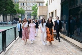 Leyla Əliyeva və Arzu Əliyeva Dənizkənarı Milli Parkda açılış və təqdimat mərasimlərində iştirak ediblər - FOTO