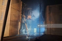 Bakıda yaşayış evində yanğın olub - VİDEO