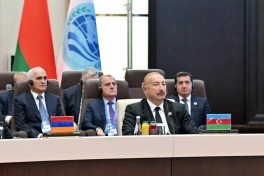 Prezident İlham Əliyev “ŞƏT plyus” formatında görüşdə çıxış edib - FOTO - VİDEO - YENİLƏNİB-2