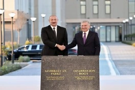 Yeni Daşkənd şəhərində “Azərbaycan” parkının təməli qoyulub