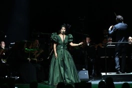 Montrödə Azərbaycanın incəsənət nümayəndələrinin iştirakı ilə qala konsert keçirilib - FOTO
