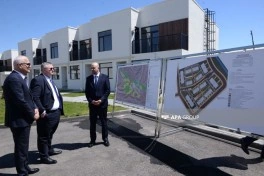 Azərbaycan-Rusiya Hökumətlərarası Dövlət Komissiyasının iclasının iştirakçıları Ağalı kəndi ilə tanış olublar - FOTO