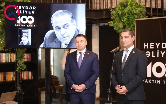 “Heydər Əliyev. 100 Faktın Tarixi” kitabının təqdimatı oldu  - Fotolar