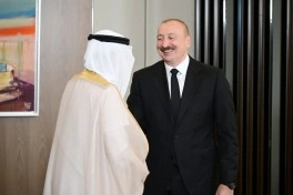 Prezident Ərəb Koordinasiya Qrupuna daxil olan üzv qurumların rəhbər şəxslərini qəbul edib - FOTO