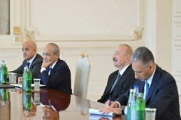 Prezident İlham Əliyev Çin və İtaliya şirkətlərinin rəhbər şəxslərini qəbul edib