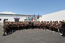 Xocalı şəhərində “Qarabağ Tekstil Evi” MMC istifadəyə verilib - FOTO