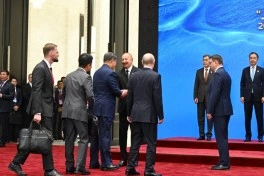 Prezident İlham Əliyev “ŞƏT plyus” formatında görüşdə çıxış edib - FOTO - VİDEO - YENİLƏNİB-2