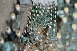 Bakıda saxta aksiz markalı alkoqollu içkilər istehsal edən obyekt aşkarlanıb