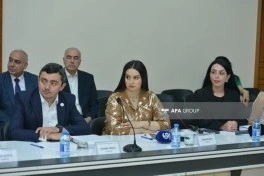 Media nümayəndələri üçün insan hüquqlarının qorunmasına dair sessiya keçirilib - FOTO
