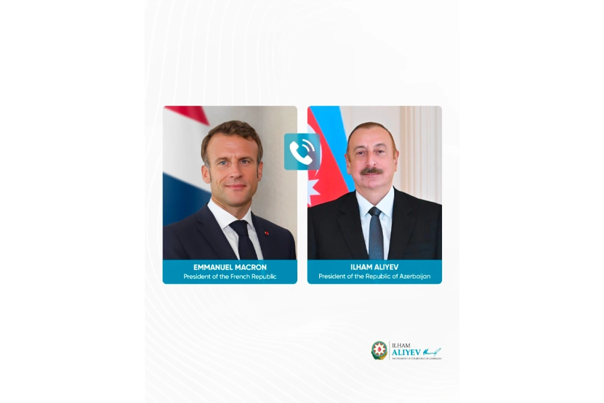 Emmanuel Makron Azərbaycan Prezidentinə zəng edib