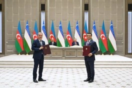 Daşkənddə Azərbaycan və Özbəkistan sənədlərinin imzalanması və mübadiləsi mərasimi olub - FOTO - YENİLƏNİB