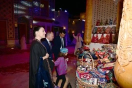 Leyla Əliyeva Səmərqənddə “Əbədi şəhər” kompleksi ilə tanış olub - FOTO - YENİLƏNİB