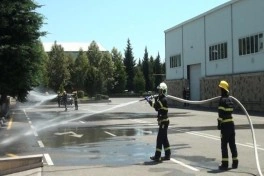 FHN-in Dövlət Yanğından Mühafizə Xidməti yanğın-taktiki təlim keçirib - FOTO - VİDEO
