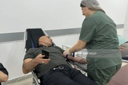 Aşura günü ilə bağlı qanvermə aksiyası davam edir, 765,45 litr qan toplanıb - FOTO - YENİLƏNİB