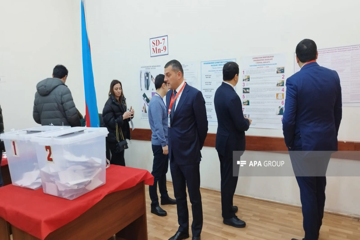 Gürcüstan parlamentinin nümayəndə heyəti seçki prosesi ilə tanış olub