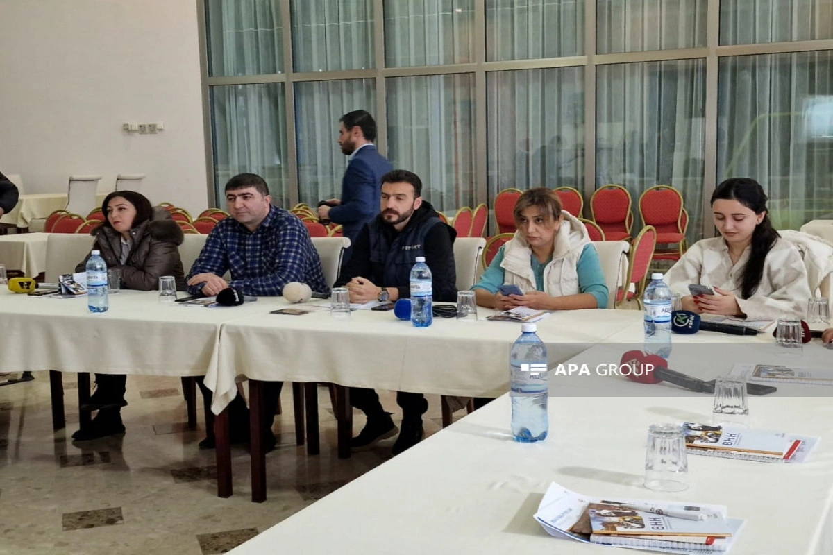 BQXK Naftalanda media üçün məlumat sessiyası keçirib