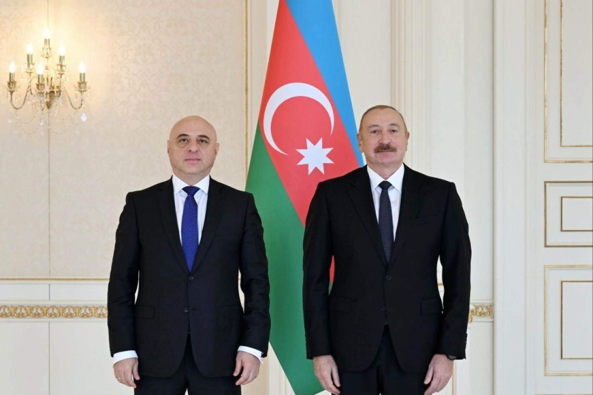 Prezident İlham Əliyev Gürcüstanın yeni səfirini qəbul edib