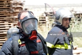 Binəqədi-Novxanı-Mehdiabad yolunda obyektdə yanğın məhdudlaşdırılıb - YENİLƏNİB-2 - FOTO - VİDEO