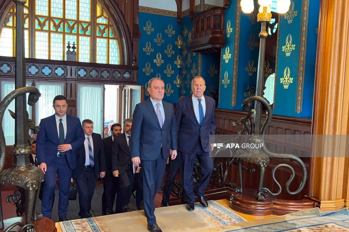 Moskvada Azərbaycan və Rusiya XİN rəhbərlərinin danışıqları başlayıb - FOTO - VİDEO