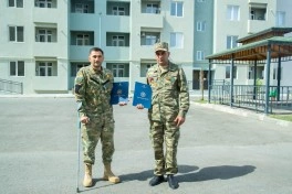 Şəhid ailələri və müharibə ilə əlaqədar əlilliyi olan  şəxslərə 50 mənzil verilib