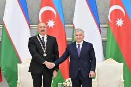 Daşkənddə Azərbaycan və Özbəkistan prezidentlərinin təltifolunma mərasimi keçirilib - YENİLƏNİB