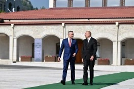 Slovakiya Prezidentinin Şuşada rəsmi qarşılanma mərasimi olub