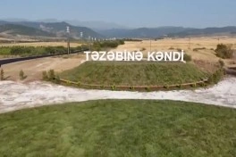 Milli Qəhrəman Çingiz Mustafayevin soyqırımı zamanı lentə aldığı Ləfxanım Mahmudova Xocalıya qayıdıb - FOTO - VİDEO