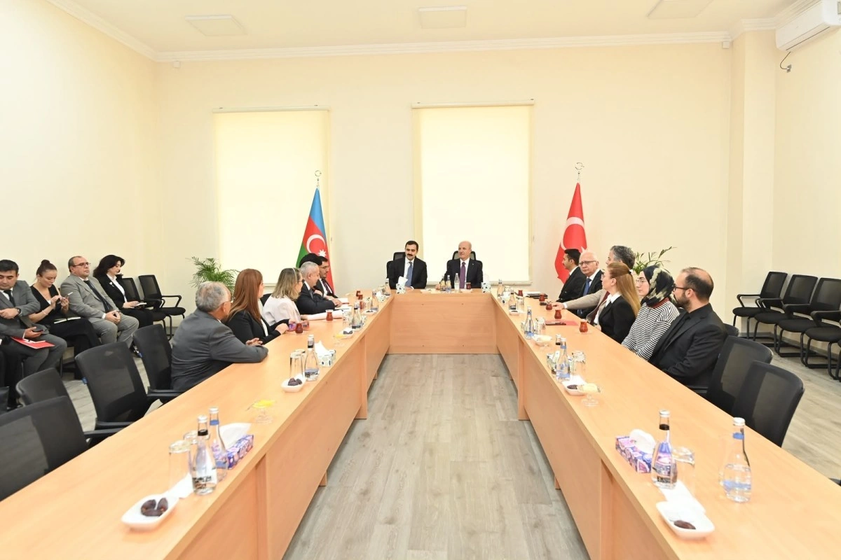 Türkiyənin Ali Təhsil Şurasının sədri Türkiyə–Azərbaycan Universitetini ziyarət edib