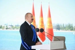Azərbaycan və Qırğızıstan prezidentləri mətbuata bəyanatlarla çıxış ediblər - FOTO - YENİLƏNİB