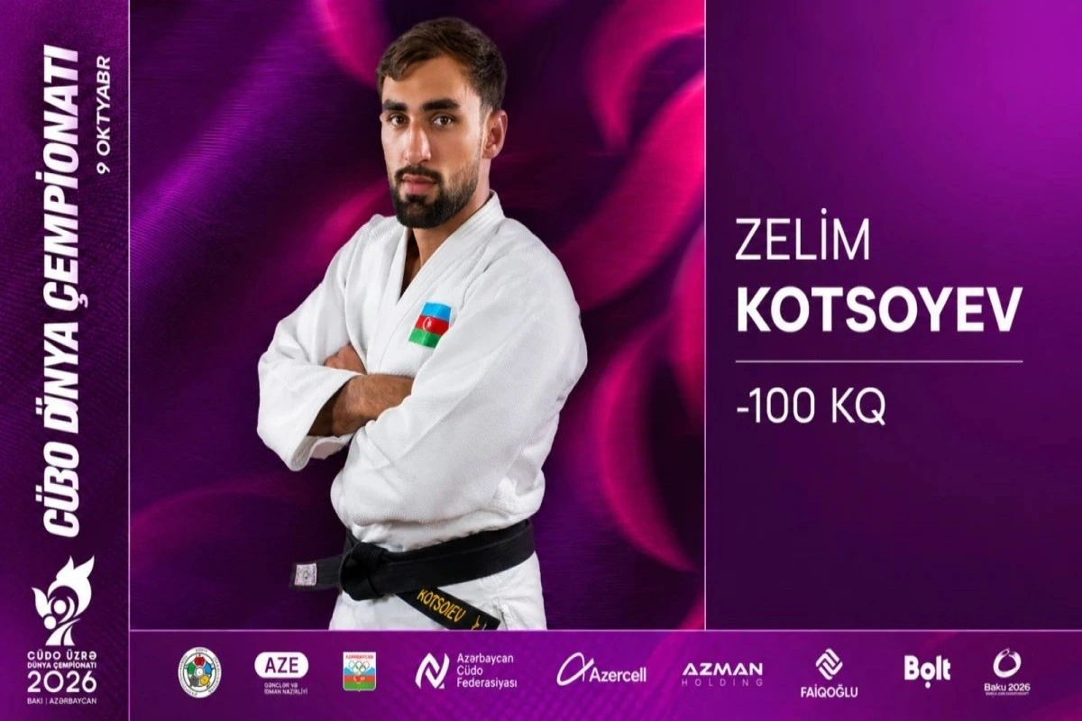 Olimpiya çempionu Zelim Kotsoyev dünya çempionatı ilə vidalaşıb