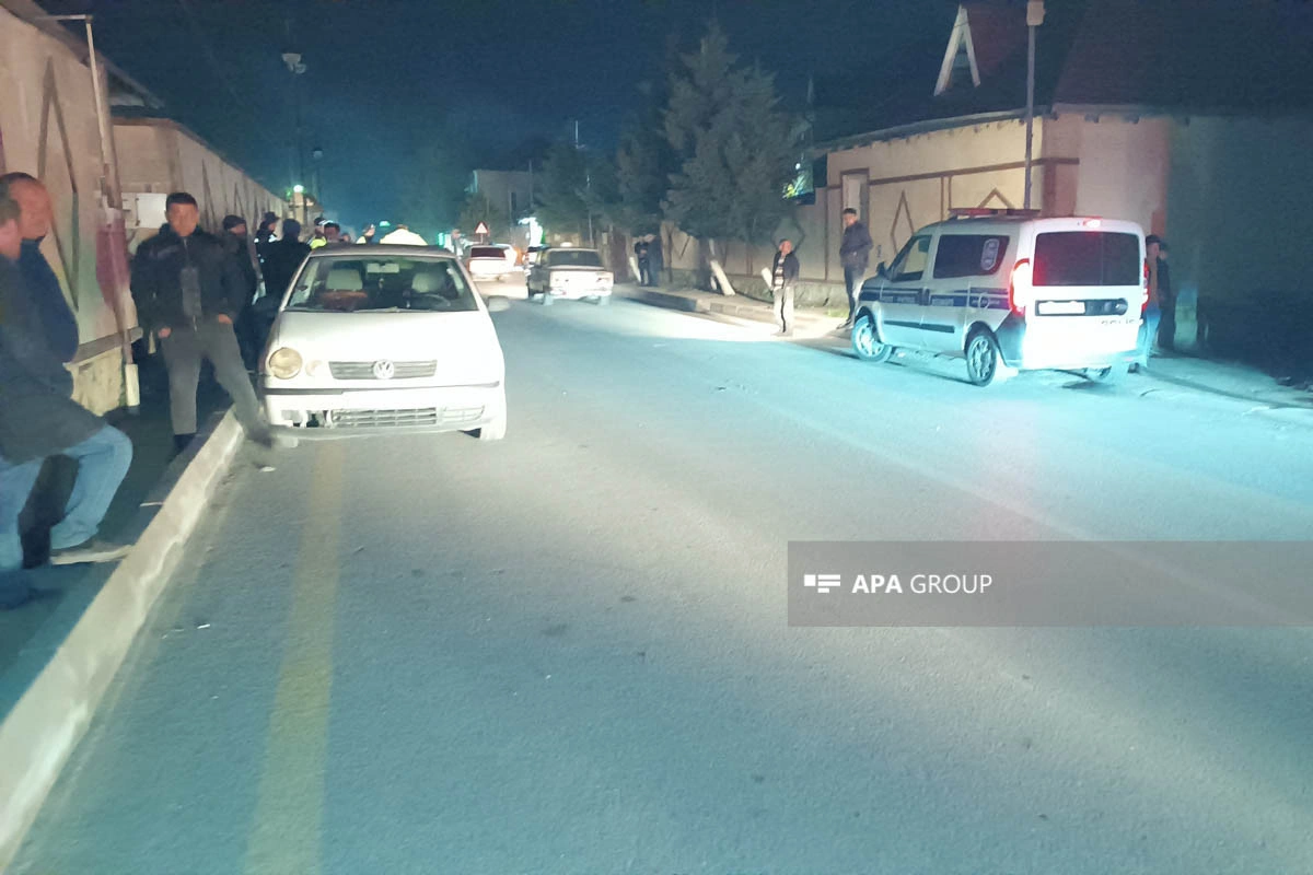 Ucarda velosipedçini və qadını maşın vurub - FOTO