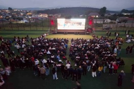 “AzerGold” və Bakı Media Mərkəzinin təşkilatçılığı ilə Daşkəsəndə milli kino seansı keçirilib - FOTO