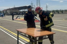 FHN-in Sumqayıt Regional Mərkəzi “Gənc xilasedici və yanğınsöndürən” yarışlarının zona birinciliyini keçirib