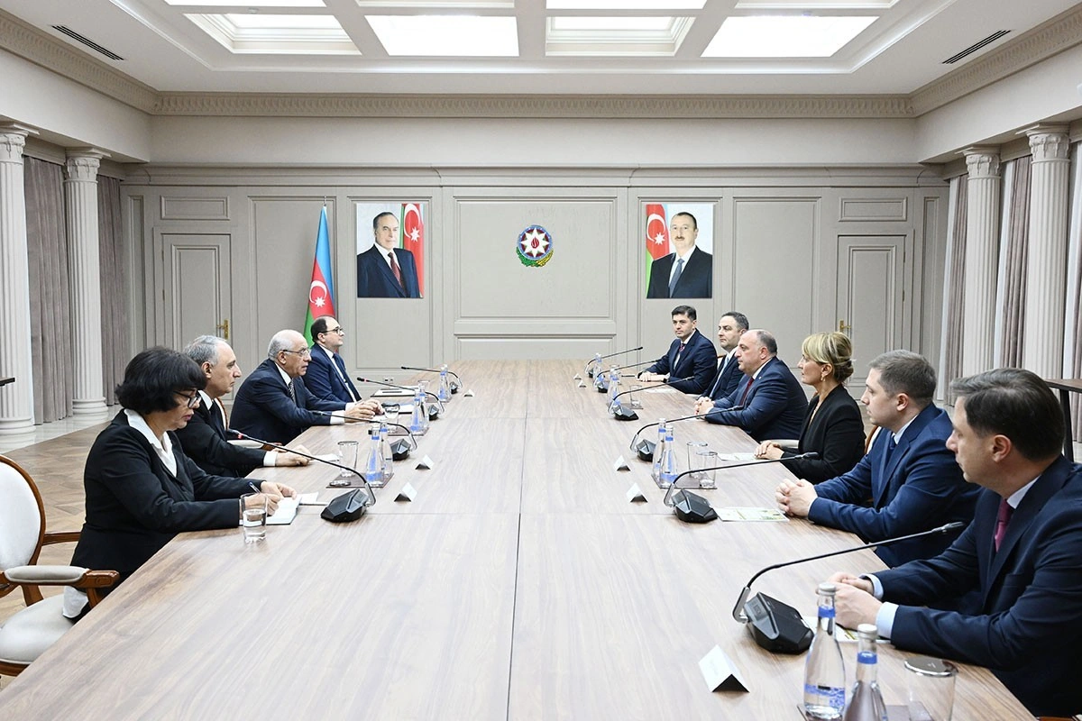 Baş nazir Əli Əsədov Gürcüstanın Baş prokuroru ilə görüşüb