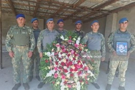 I Qarabağ müharibəsində itkin düşmüş hərbçi Yarməmməd Nuriyevin qalıqları Xaçmazda dəfn edilib - FOTO
